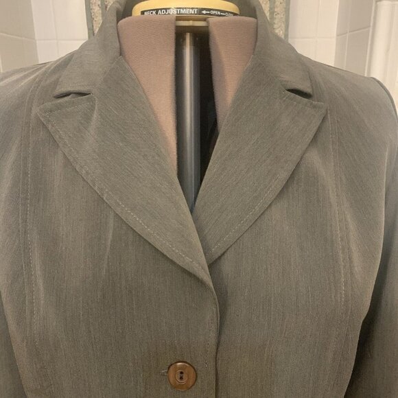 Jessica London. NWOT. Sz 14W. Single Breasted. USA Unlined. Tailored Jacket. AL - Picture 3 of 7